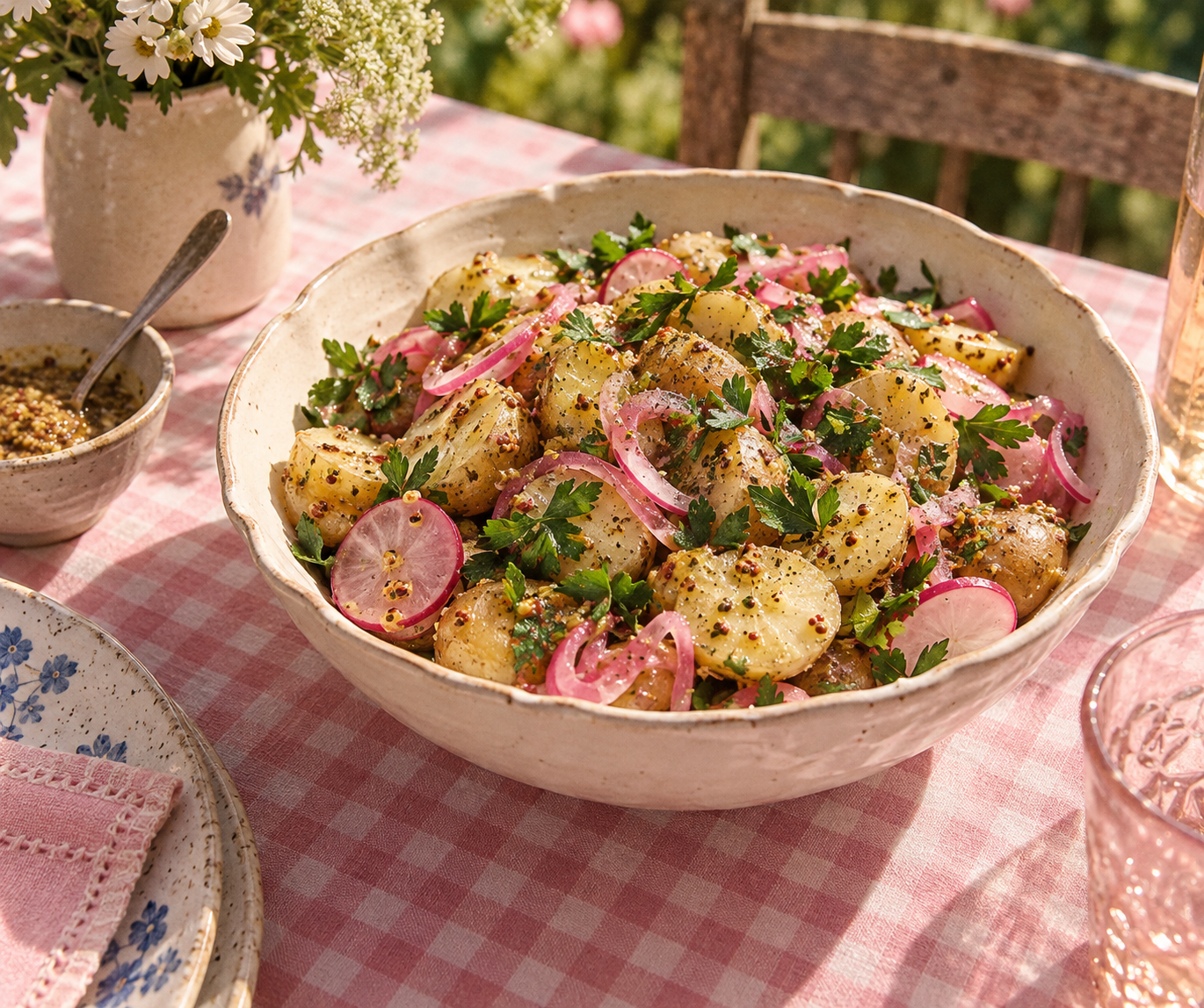 A brighter potato salad