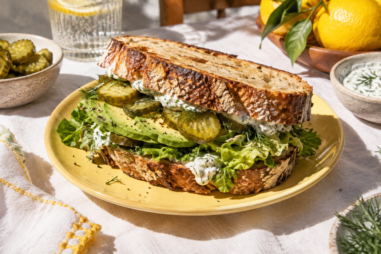 The green goddess sandwich